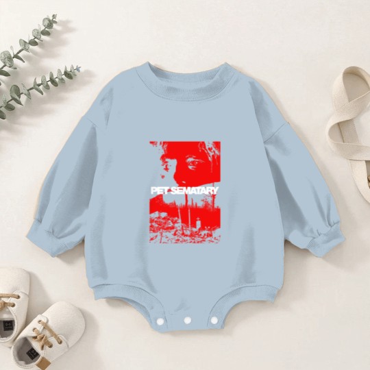 Discover Pet Sematary Poster Art Baby Romper Sweatshirts, Pet Sematary Decayed Cat Black Baby Romper Sweatshirts