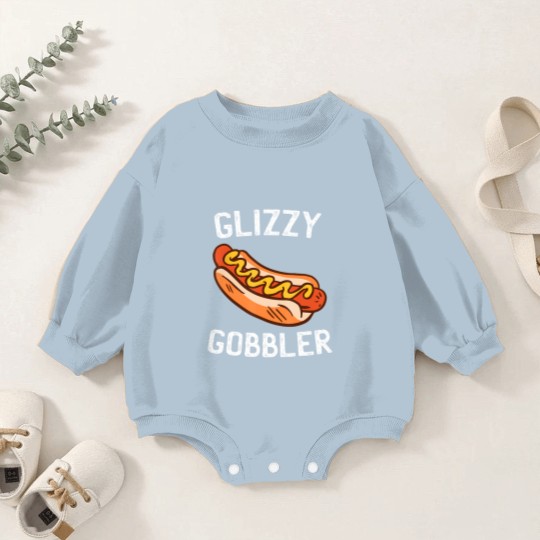 Discover glizzy gobbler Baby Romper Sweatshirts