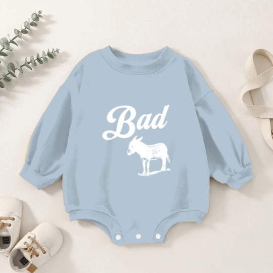 Discover Bad Donkey Baby Romper Sweatshirts, Donkey Baby Romper Sweatshirts, Funny Donkey Baby Romper Sweatshirts, Sarcastic Baby Romper Sweatshirts, Donkey Lover Baby Romper Sweatshirts