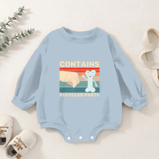 Discover Contains Recycled Parts Bone Marrow Transplant Recipient Baby Romper Sweatshirts