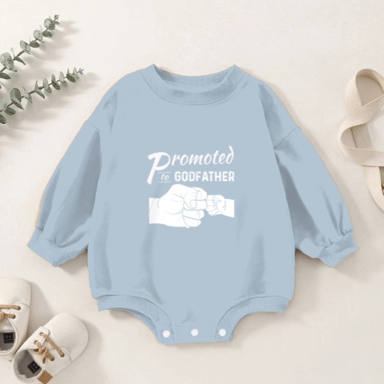 Discover Promoted To Godfather Baby Romper Sweatshirts