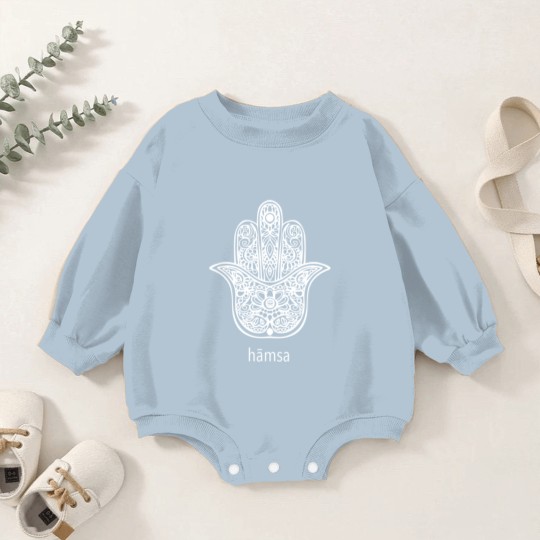 Discover Hand of buddha Baby Romper Sweatshirts