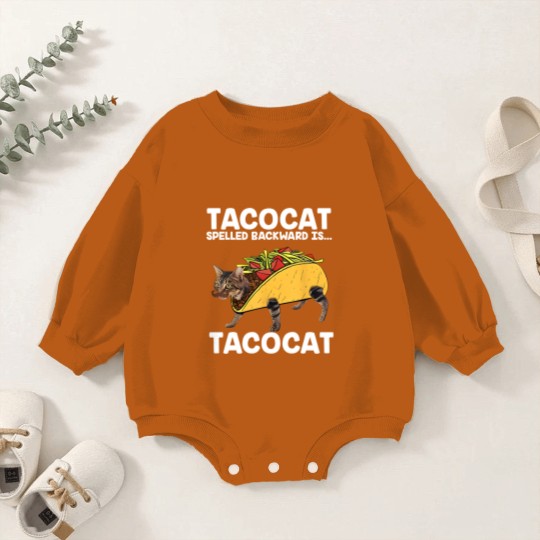 Discover Funny Taco Cat Vintage Baby Romper Sweatshirts