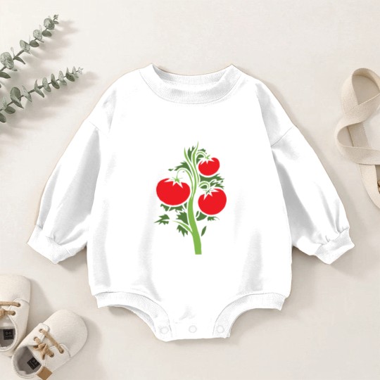 Discover tomaten tomato tomatoes veggie gemuese vegetables3 Baby Romper Sweatshirts