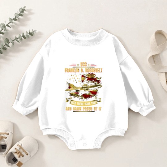 Discover Uss Franklin D Roosevelt (Cv-42) Baby Romper Sweatshirts
