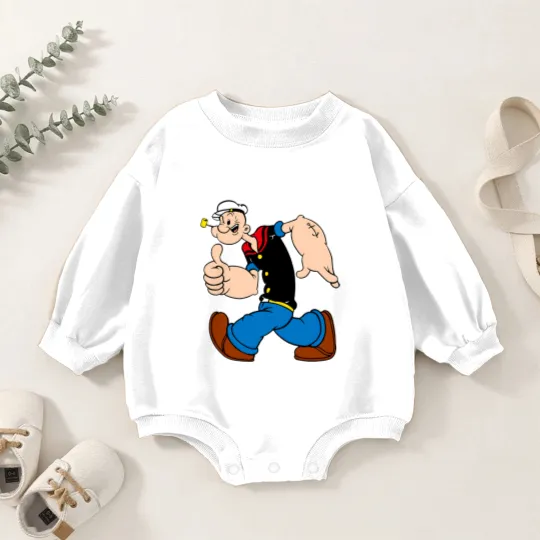 Discover popeye - Popeye - Baby Romper Sweatshirts
