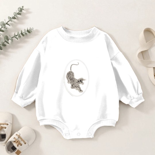 Discover Jerry Garcia Baby Romper Sweatshirts- Tiger Guitar