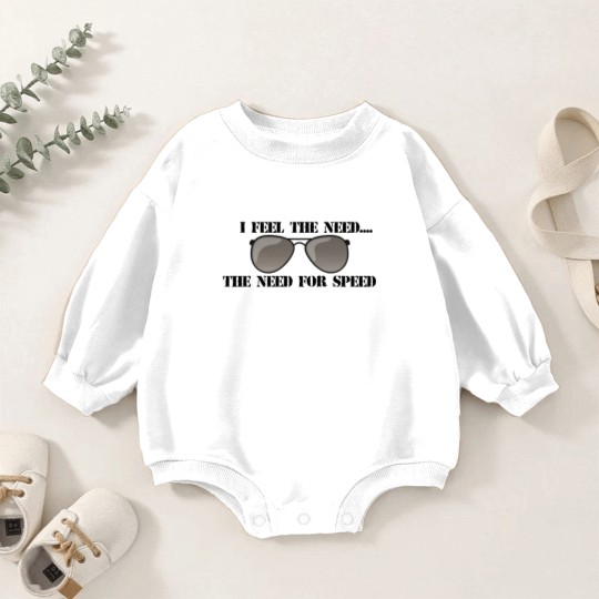 Discover Feel the Need for Speed, Top Gun Baby Romper Sweatshirts
