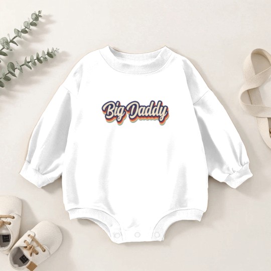 Discover Big Daddy Vintage Colors Baby Romper Sweatshirts
