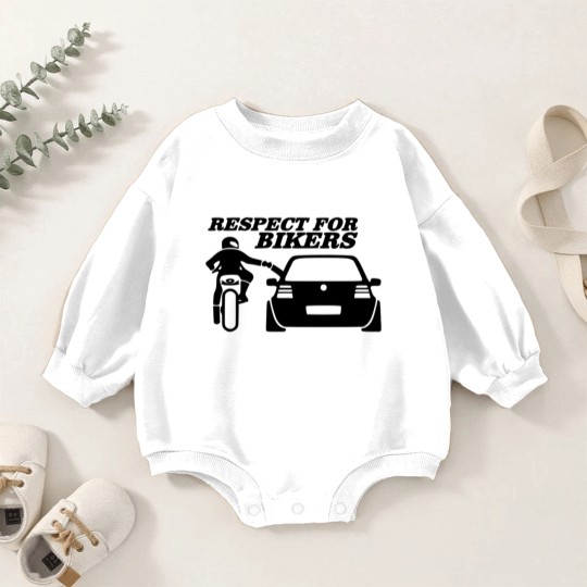 Discover Respect for bikers Baby Romper Sweatshirts
