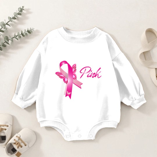 Discover wear pink for me breast cancer Baby Romper Sweatshirts