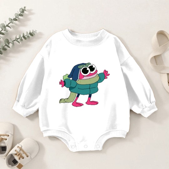Discover amphibian winter sprig - Amphibia - Baby Romper Sweatshirts