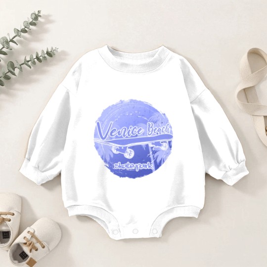 Discover Venice Beach Skatepark Baby Romper Sweatshirts