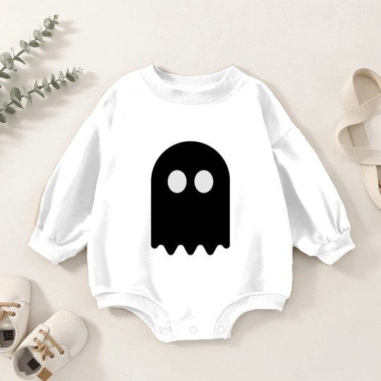 Discover Ghost Baby Romper Sweatshirts