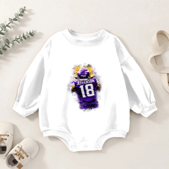Discover Jefferson - Justin Jefferson - Baby Romper Sweatshirts