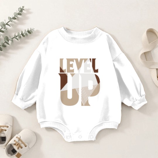 Discover Level Up Dunk High Light Chocolate Matching Sneaker Baby Romper Sweatshirts