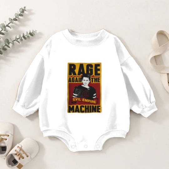 Discover Hot Topic Rage Against Evil Empire Poster Baby Romper Sweatshirts