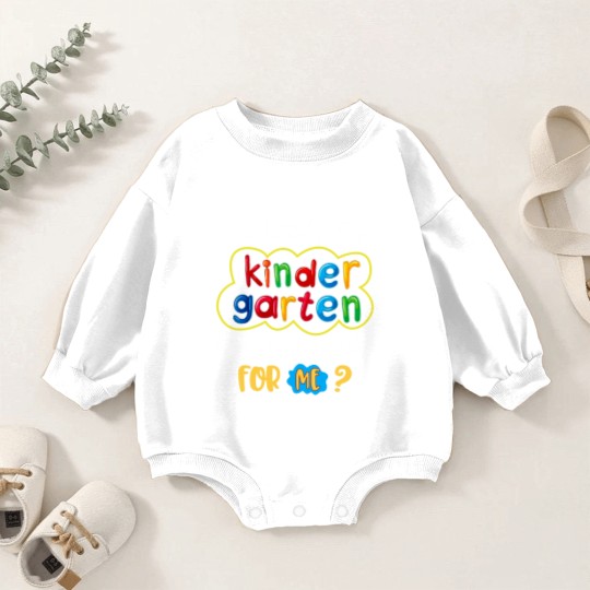 Discover Kids First Day Of Kindergarten Funny Back To School Baby Romper Sweatshirts