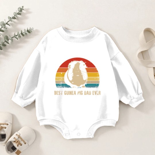 Discover Best Guinea Pig Dad Ever Baby Romper Sweatshirts Pig Daddy Baby Romper Sweatshirts