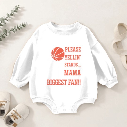 Discover Basketball Mama Player Hoop Junkie Mothers Day Mom Baby Romper Sweatshirts