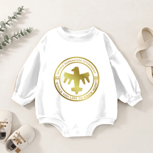 Discover Service Guarantees Citizenship. - Starship Troopers - Baby Romper Sweatshirts