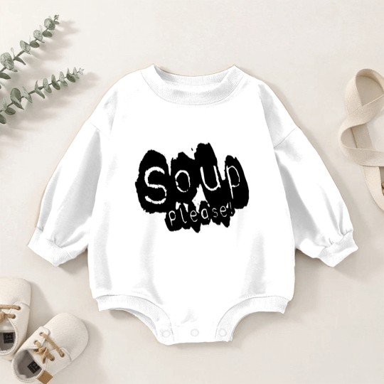 Discover Soup please - Soup - Baby Romper Sweatshirts