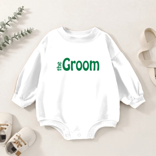 Discover The Groom Baby Romper Sweatshirts