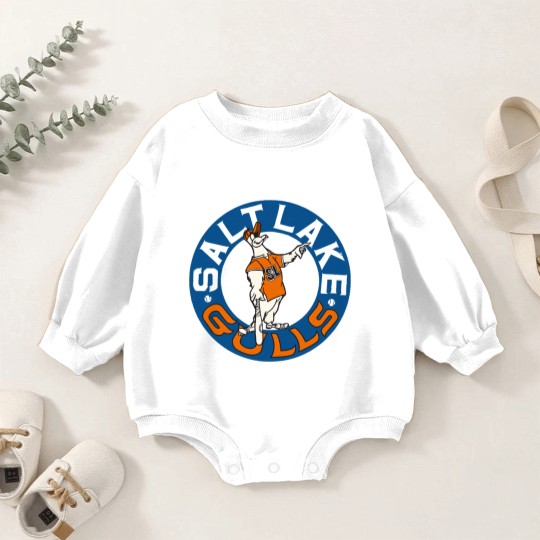Discover Defunct - Salt Lake Gulls Baseball 1977 - Salt Lake City - Baby Romper Sweatshirts