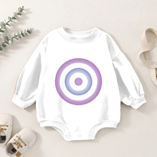 Discover Hawkeye Bullseye Target Logo Symbol Baby Romper Sweatshirts
