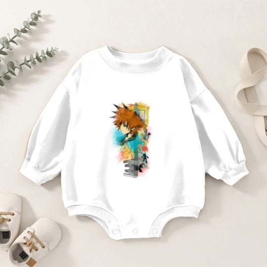 Discover Kingdom of Watercolors - Kingdom Hearts - Baby Romper Sweatshirts