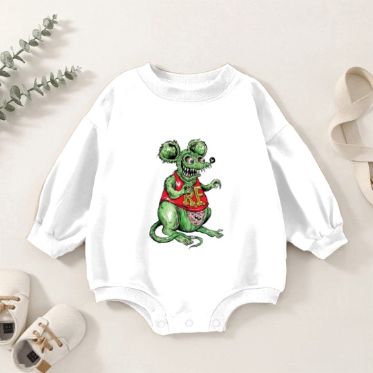 Discover Rat Fink - Rat Fink - Baby Romper Sweatshirts