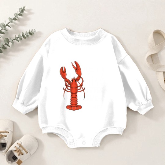 Discover Just a Girl Who Loves Lobsters Lobster Seafood Baby Romper Sweatshirts