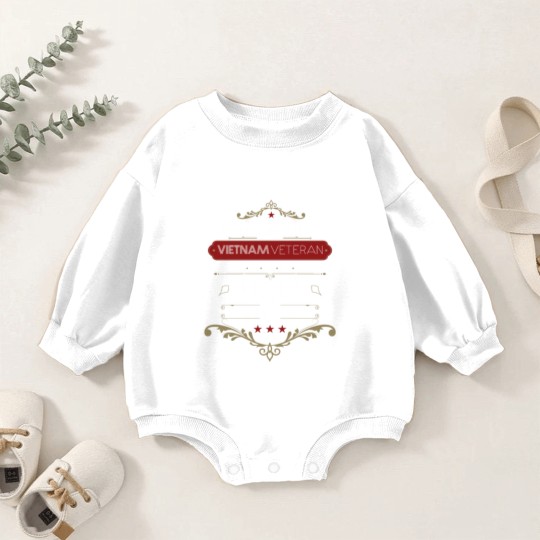 Discover Widow of a vietnam veteran and proud of him Baby Romper Sweatshirts