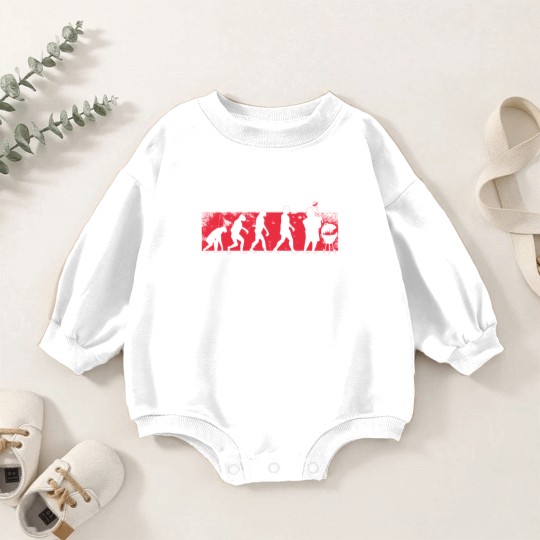 Discover Grill Evolution BBQ Grilling Meat Gift For Dad Baby Romper Sweatshirts