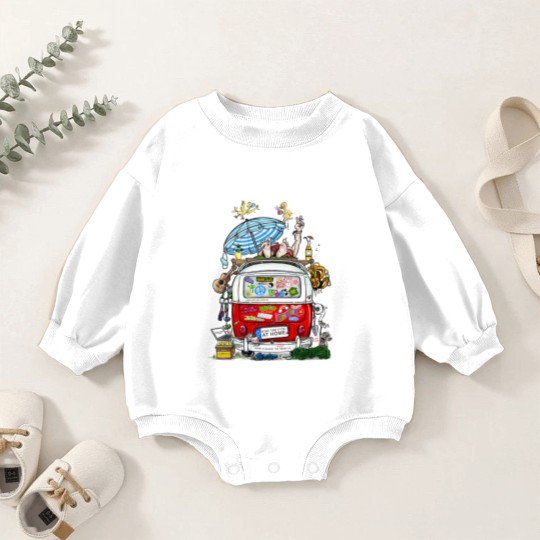 Discover Hippie van Baby Romper Sweatshirts