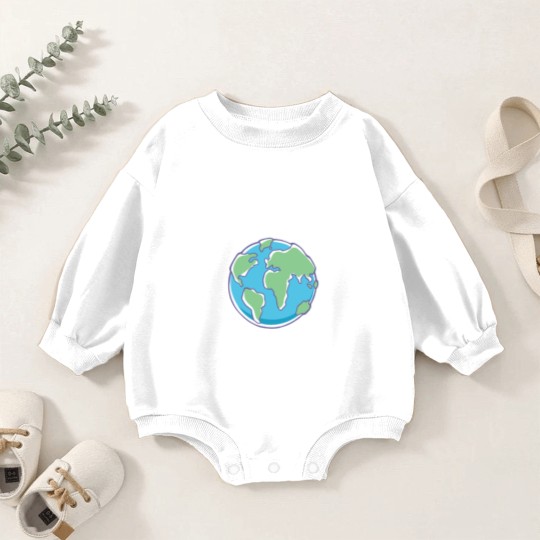 Discover There Is No Planet B - Earth Day Baby Romper Sweatshirts