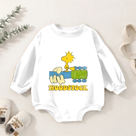 Discover Woodstock, distressed - Woodstock - Baby Romper Sweatshirts