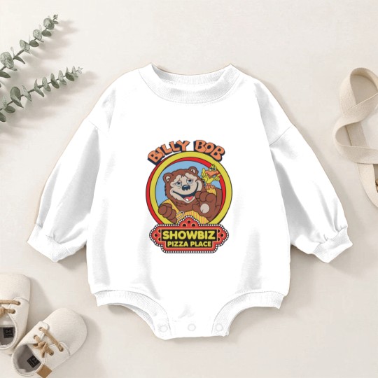 Discover Showbiz Pizza Billy Bob - Showbiz Pizza - Baby Romper Sweatshirts