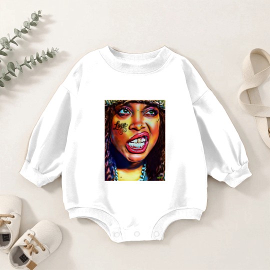 Discover Badu - Erykah Badu - Baby Romper Sweatshirts