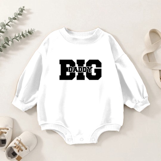 Discover Big Daddy father's day Dad father hero logo Baby Romper Sweatshirts