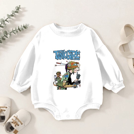Discover Tank Girl Feminist Charlie Don't Surf Meme Baby Romper Sweatshirts Funny Vintage Style  Baby Romper Sweatshirts