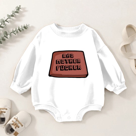 Discover Bad mother fucker wallet! - Pulp Fiction Movie - Baby Romper Sweatshirts