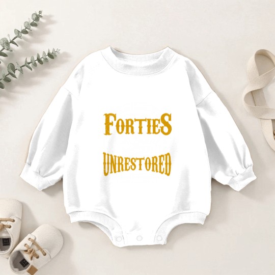Discover Built In The 40s Forties Vintage Classic Funny 80t Baby Romper Sweatshirts