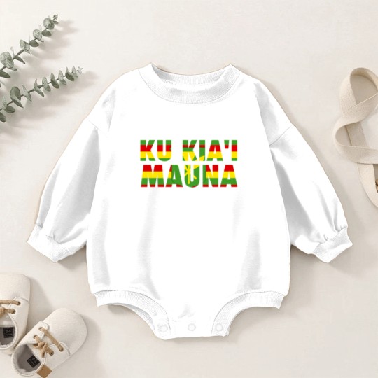 Discover Ku Kiai Mauna Baby Romper Sweatshirts Hawaiian We Are Mauna Kea