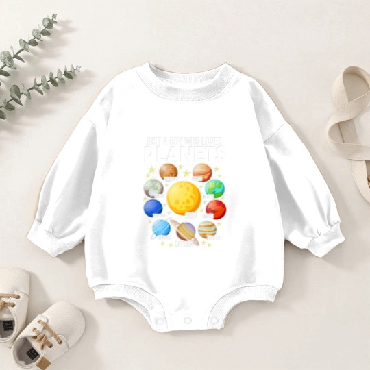 Discover solar system for kids | planet Baby Romper Sweatshirts