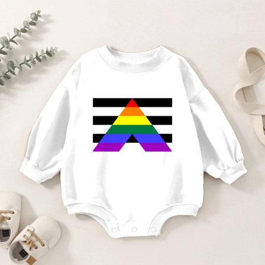 Discover Straight Ally Pride Flag  Essential Baby Romper Sweatshirts