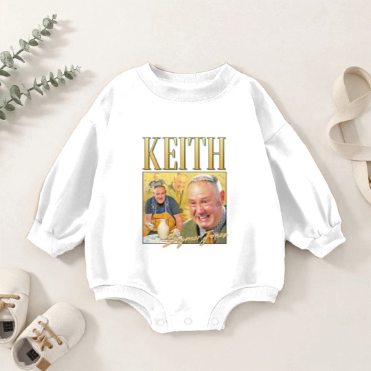 Discover Keith Brymer Jones Homage Baby Romper Sweatshirts Baby Romper Sweatshirts Top Pottery Funny Icon Gift Throw British TV