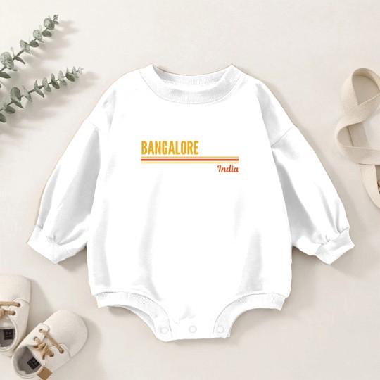 Discover Bangalore India Baby Romper Sweatshirts