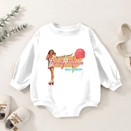 Discover Frosty Palace, distressed from GREASE - Grease - Baby Romper Sweatshirts