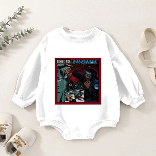 Discover Vintage Genius GZA liquid swords hip hop RETRO Baby Romper Sweatshirts